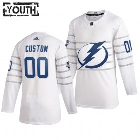 Barn NHL Tampa Bay Lightning Tröjor med eget tryck Vit Adidas 2020 All-Star Authentic